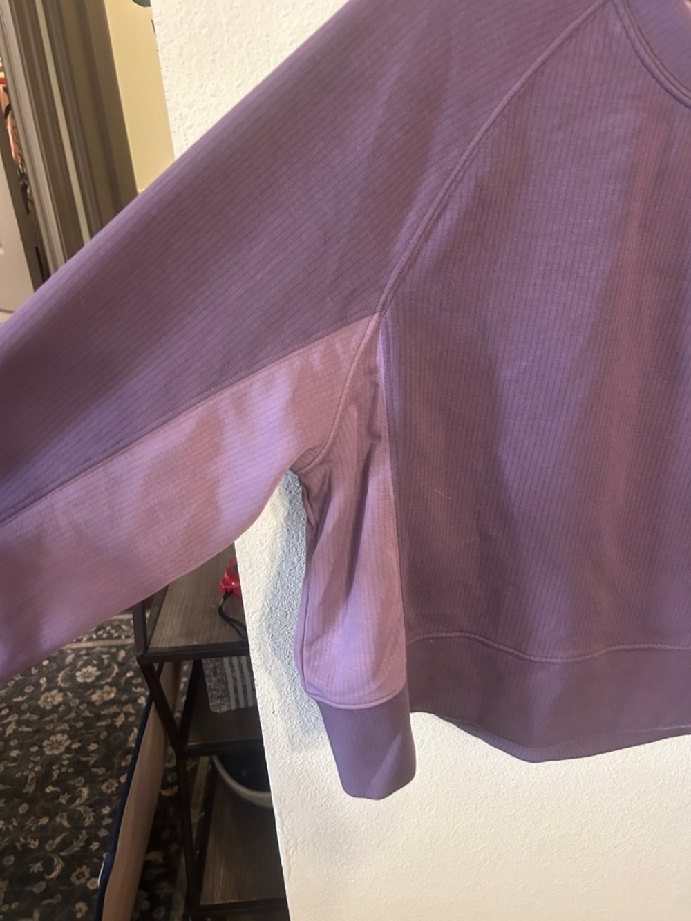 Danskin Purple Crewneck Pullover Sweatshirt - Picture 2 of 3